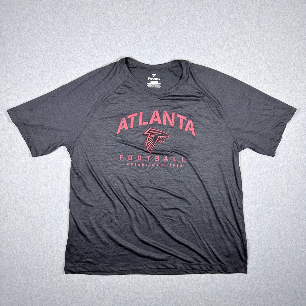 Fanatics Atlanta Falcons NFL Mens Gray Performance T-Shirt XL